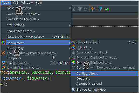 如何在Webstorm/Phpstorm中设置连接FTP，并快速进行文件比较，上传下载，同步等操作(远程开发)