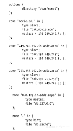 《DNS与BIND（第5版）》——4.8 运行一个slave名称服务器