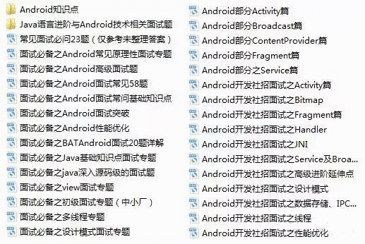 干货分享！Android初级开发是如何一步步成为高级开发？Android校招面试指南