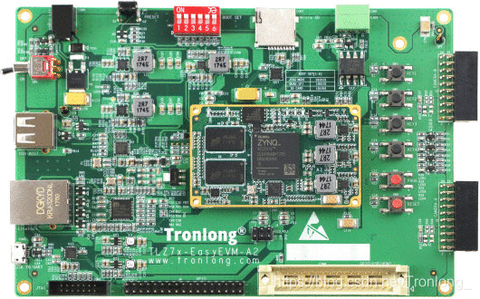 《TLZ7x-EasyEVM是基于Xilinx Zynq-7000系列的异构多核SoC评估板》