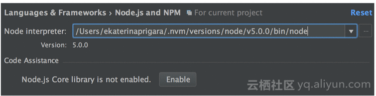 WebStorm 11 增加 Node.js 编码助手