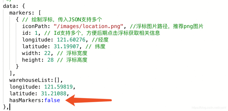 《微信小程序map组件请求的markers数据无法渲染》