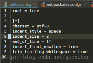 《WebStorm下将vue的代码缩进由2个空格改为4个空格》