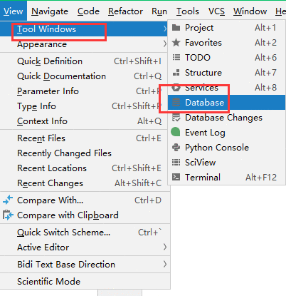 Python 在Pycharm中连接 MySQL数据库