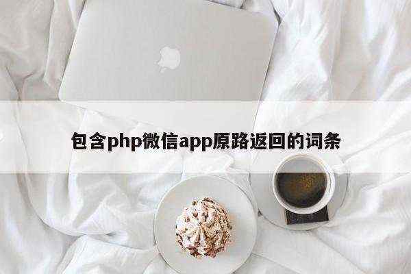 包含php微信app原路返回的词条