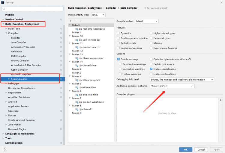 报错: Static methods in interface requiretarget:jvm1.8