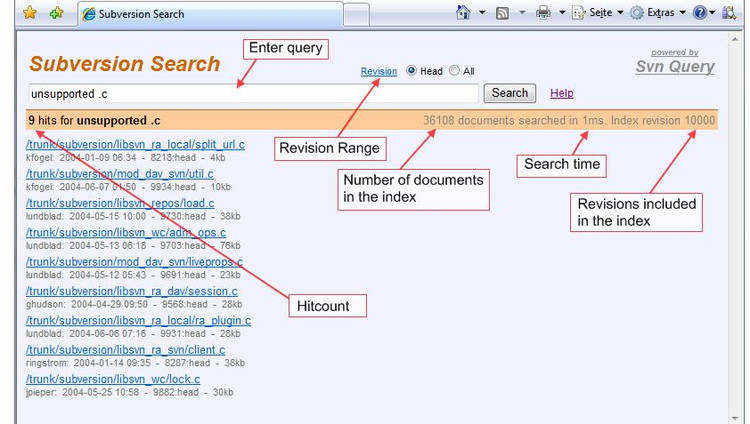 SVN 搜索引擎 --svnquery（整理） - 纬龙沙 - 纬龙沙