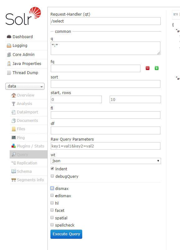 Solr   查询语法/参数