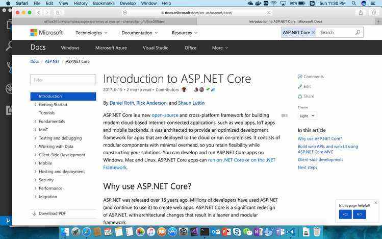 开发笔记:跨平台应用集成(在ASP.NET Core MVC 应用程序中集成 Microsoft Graph)