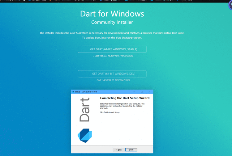 window 安装dart  学习flutter 的第一步