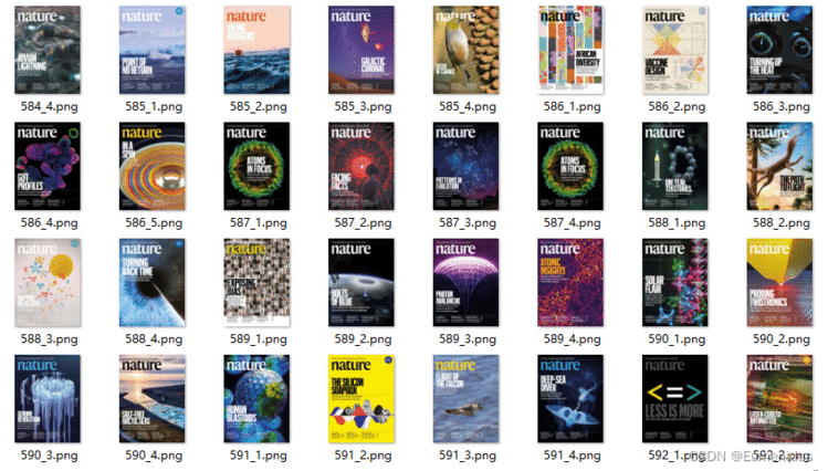 使用python获取nature系列期刊封面高清图片