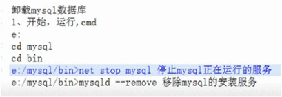 mysql数据库安装与卸载